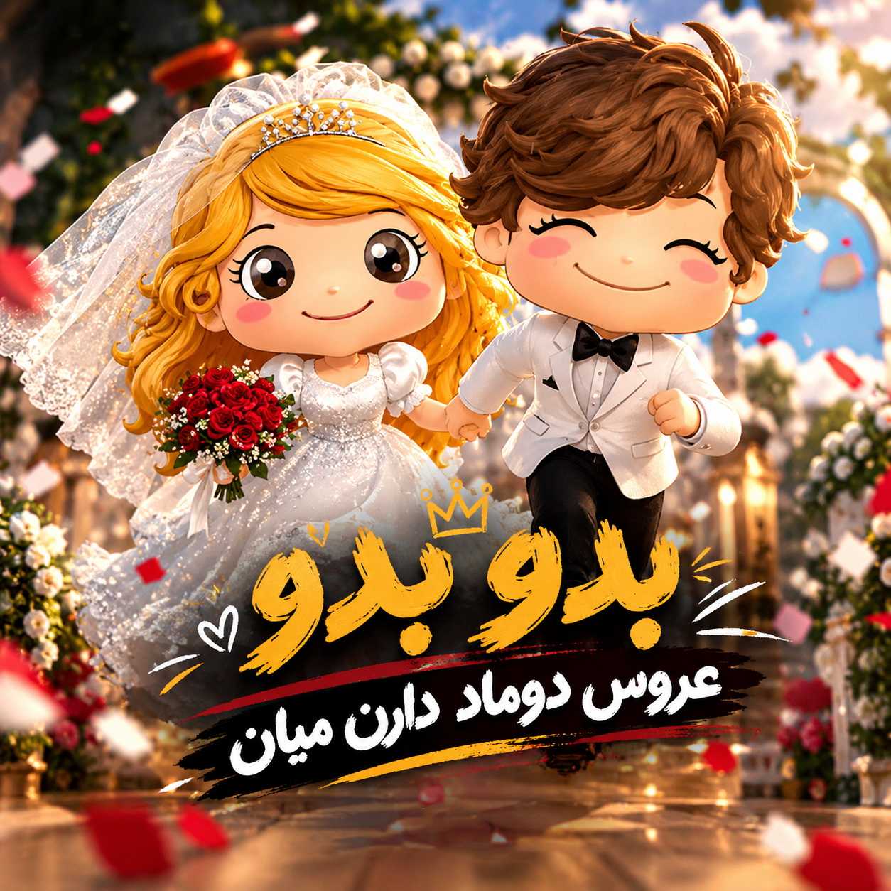 دانلود آهنگ بدو بدو عروس دوماد دارن میان