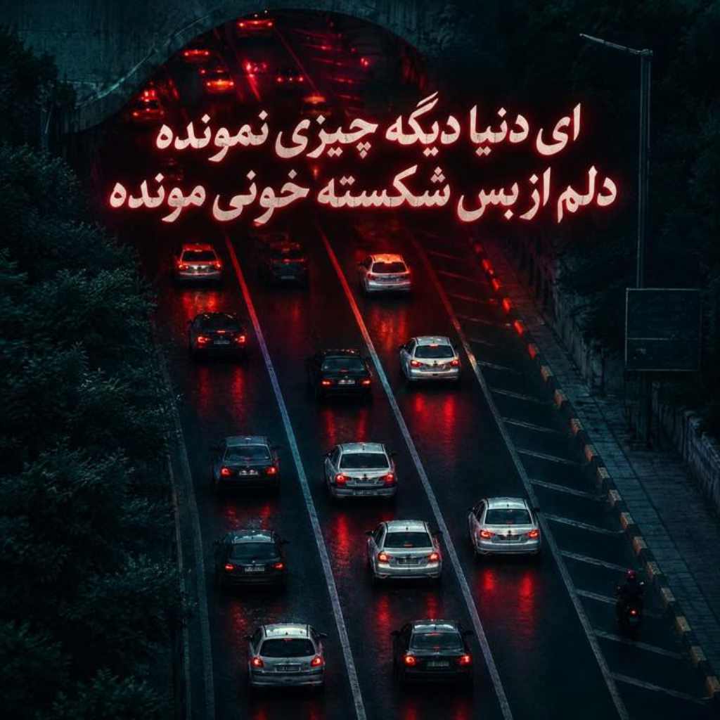 دانلود آهنگ ای دنیا دیگه چیزی نمونده دلم از بس شکسته خونی مونده