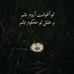 آهنگ تو آغوشت آروم بشم به عشق تو محکوم بشم