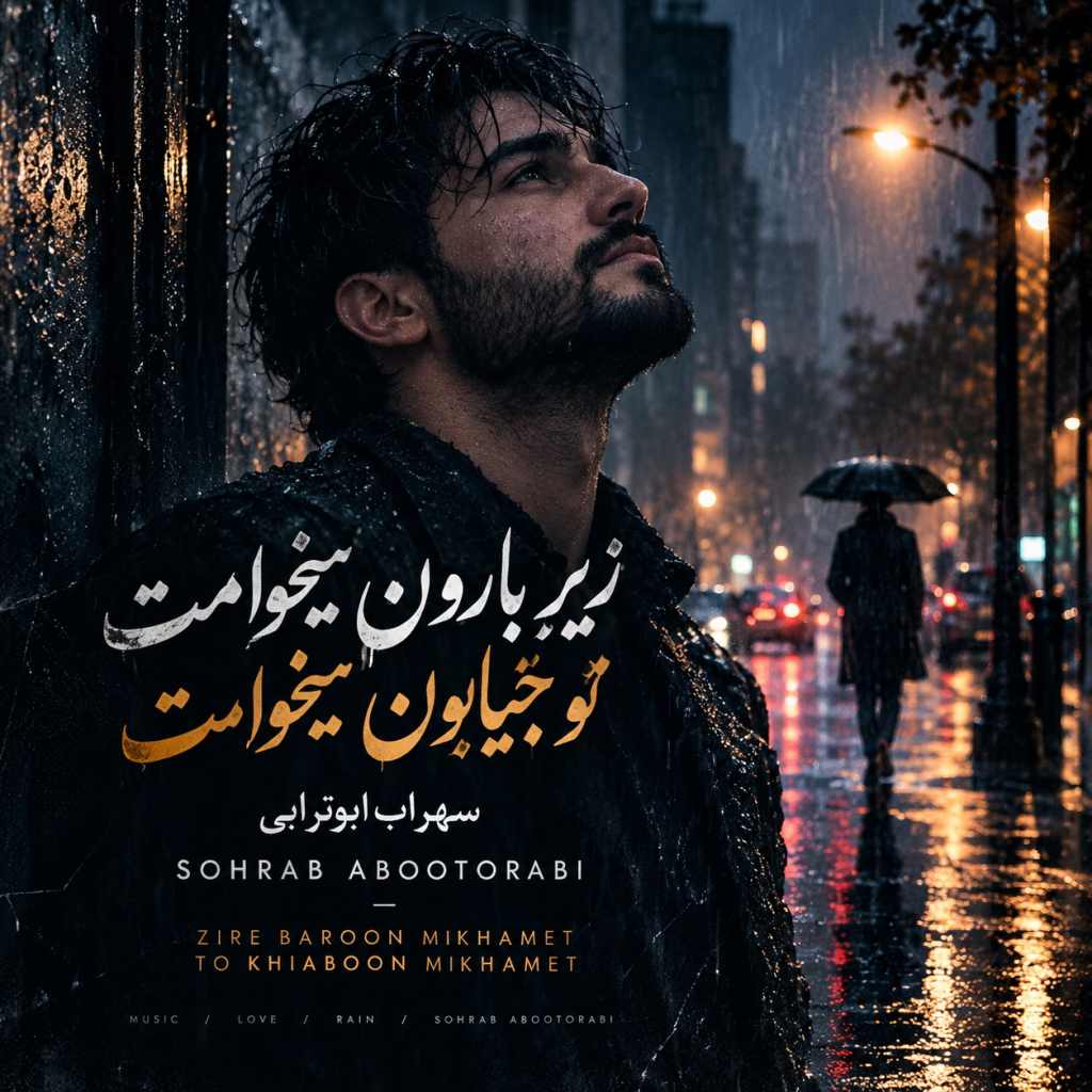 دانلود اهنگ زیر بارون میخوامت تو خیابون میخوامت