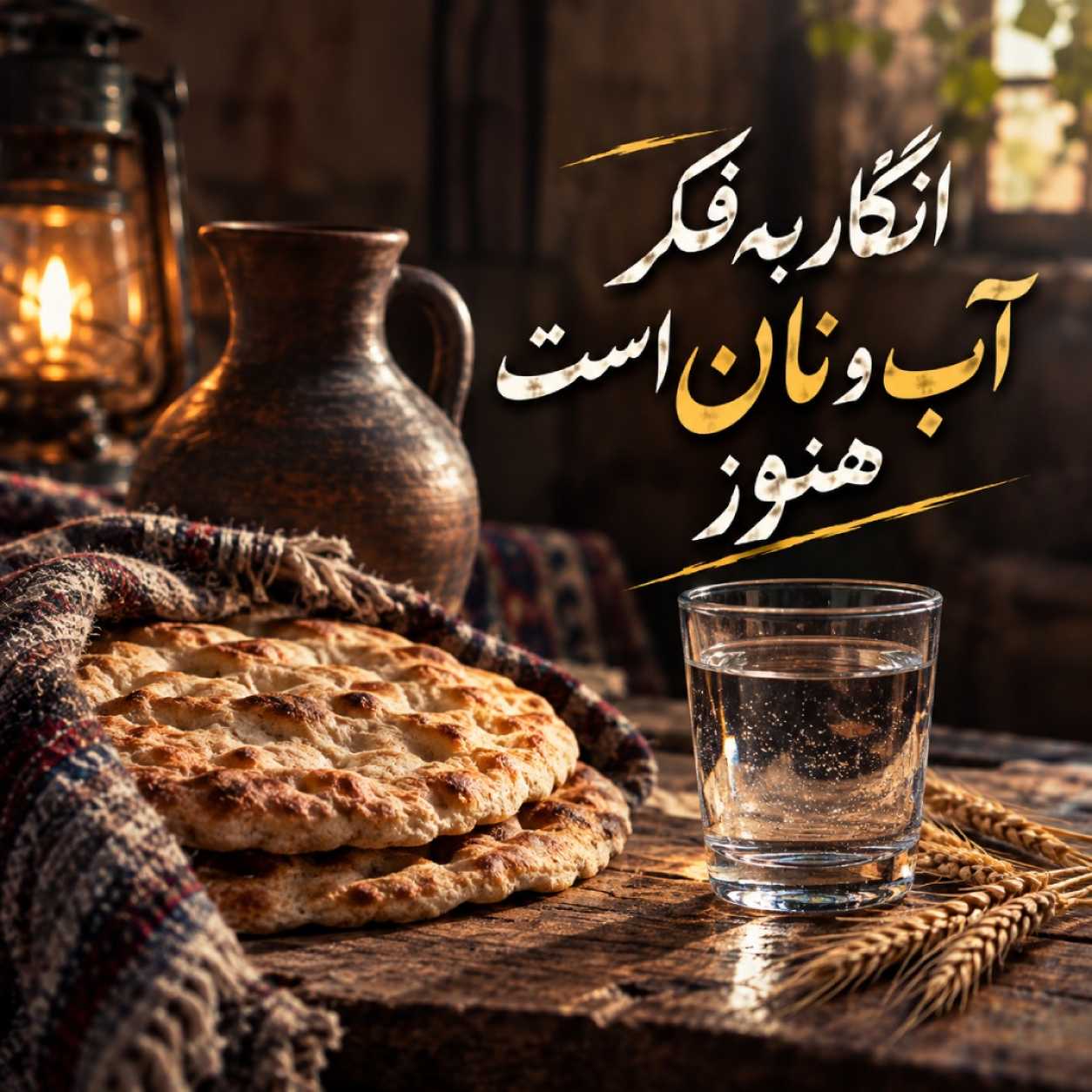 دانلود آهنگ انگار به فکر آب و نان است هنوز