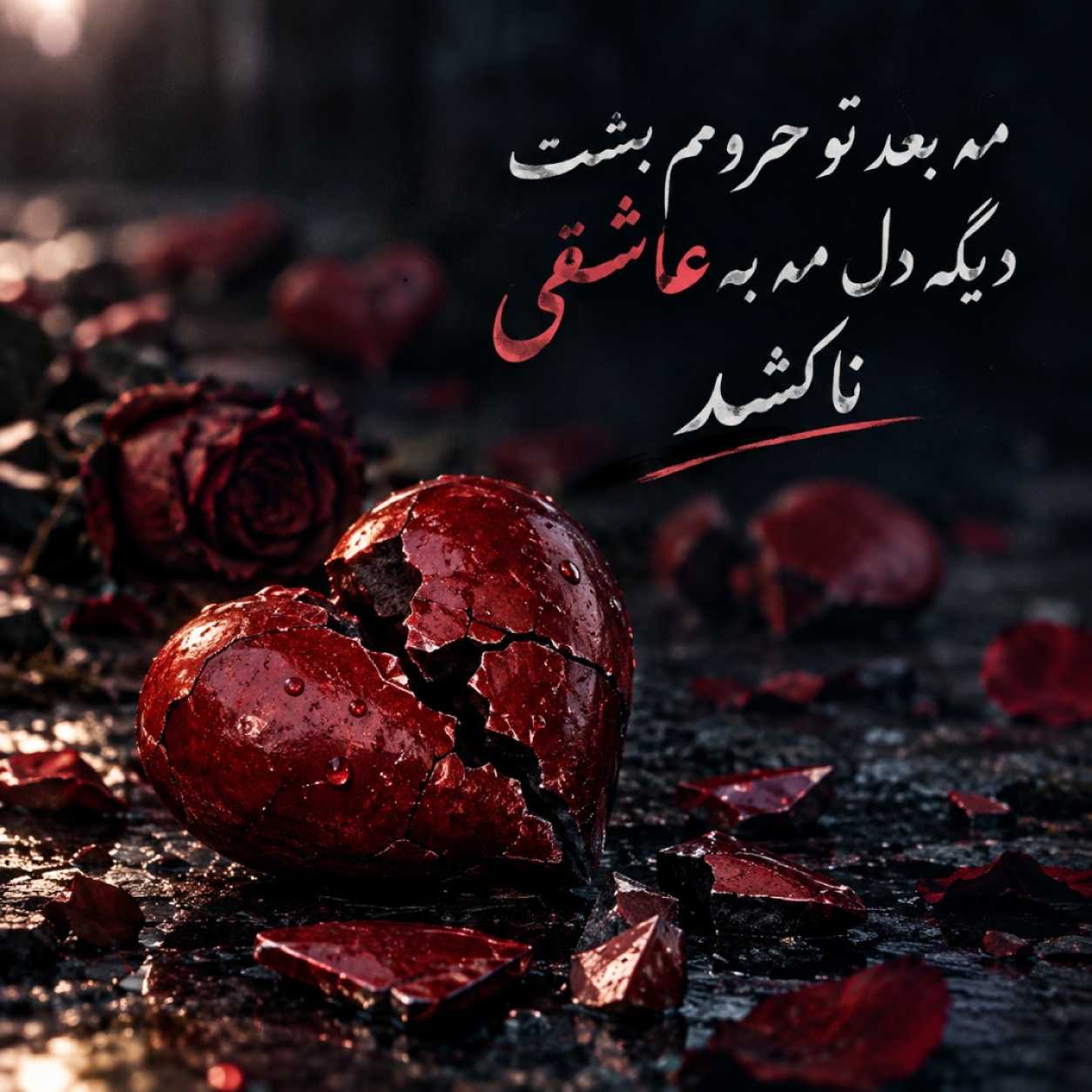 دانلود آهنگ مه بعد تو حرومم بشت دیگه دل مه به عاشقی ناکشد