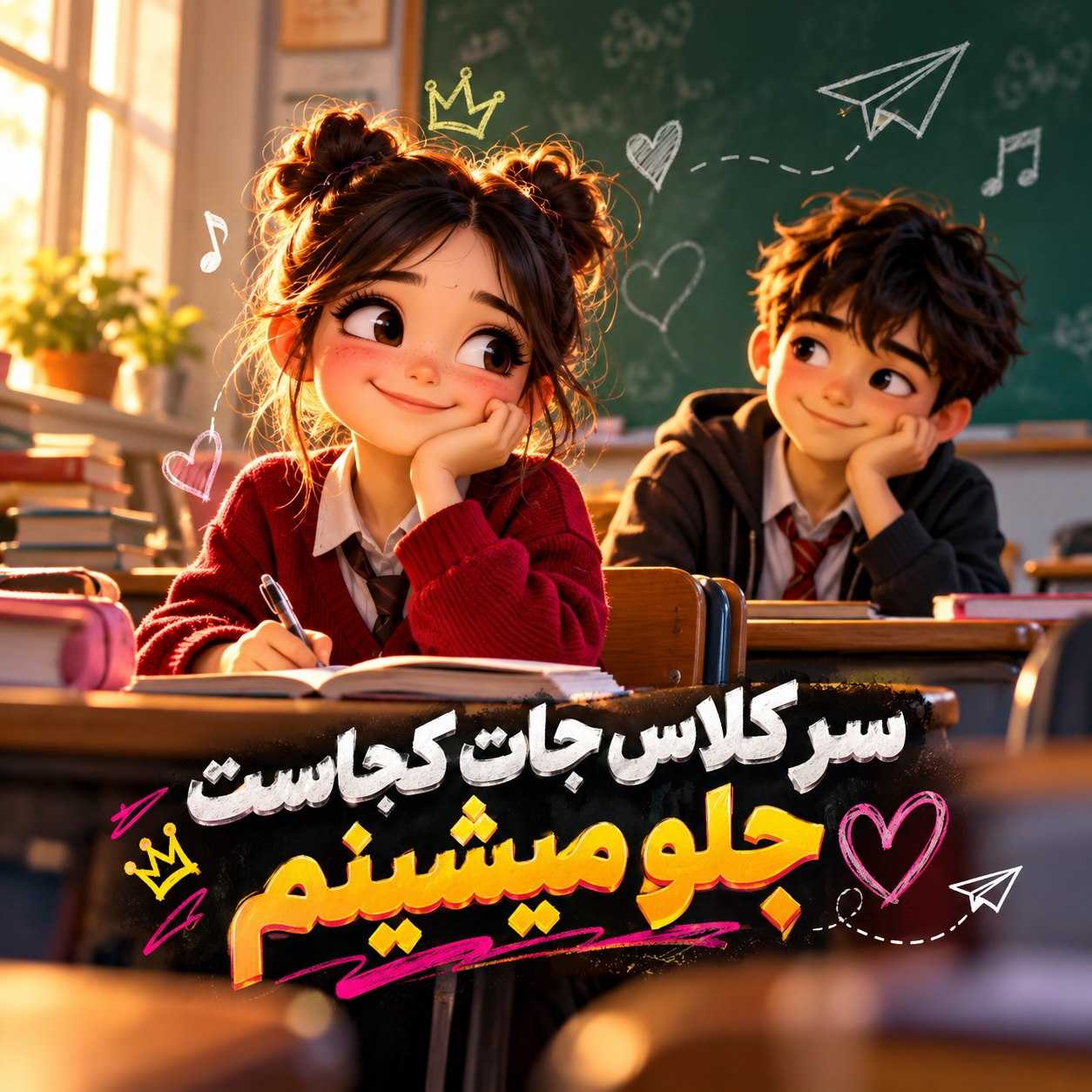 دانلود آهنگ سر کلاس جات کجاست جلو میشینم