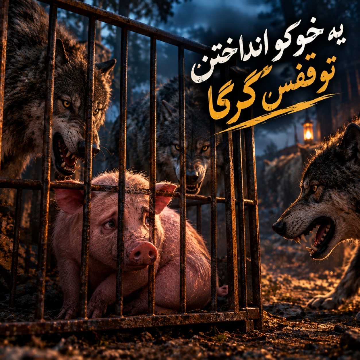 دانلود آهنگ  یه خوکو انداختن تو قفس گرگا
